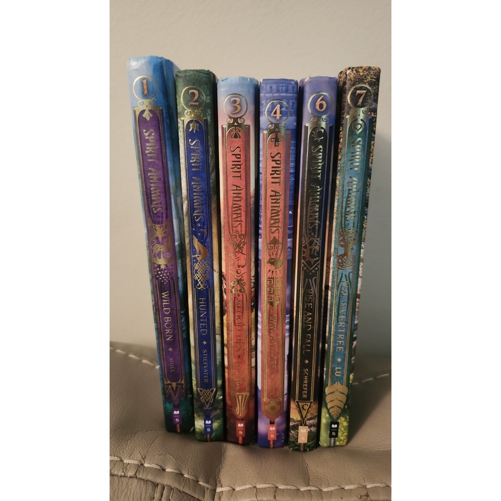 Lot of 6 Hardcover Spirit Animals Books - #1-4 And 6-7 - First‎ Editions